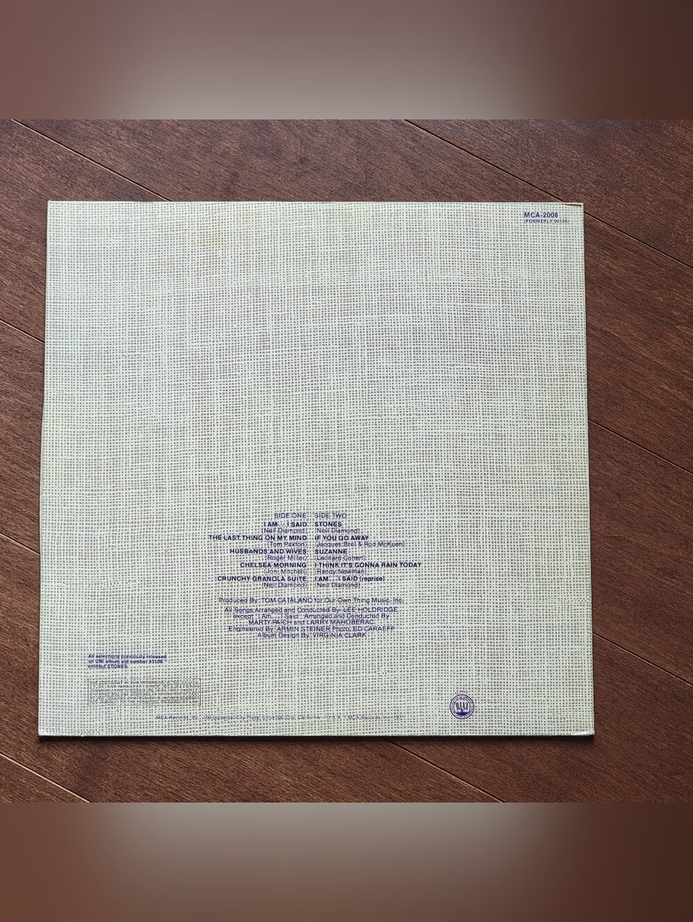 Neil Diamond Stones 33 RPM LP - Picture 2 of 5